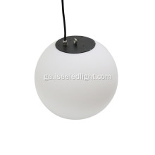 Céim 30cm faoi stiúir DMX RGB Ball Crochta 3D